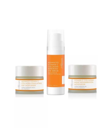 Vitamin C & Collagen Day & Night Moisturiser + Eye Serum Anti-ageing Kit