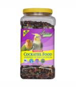 3-D Pet Products Premium Cockatiel Bird Food Seeds, with Probiotics, 4.5 lb. Stay Fresh Jar