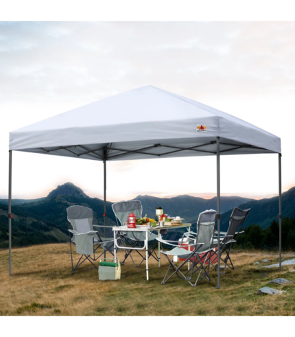 ABCCANOPY 10 ft x 10 ft Easy Pop up Outdoor Canopy Tent, White