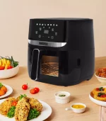 Air Fryer 5.7L Air Fryers Oven with 8-IN-1 Preset, Touch Screen, Timer, Oil Free