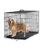 BestPet Double-Door Metal Dog Crate with Divider and Tray, X-Large, 48L