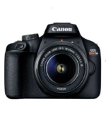 Canon EOS Rebel T100 Digital SLR Camera with 18-55mm Lens Kit, 18 Megapixel Sensor, Wi-Fi, DIGIC4+, SanDisk 32GB Memory Card and Live View Shooting