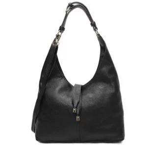 Donna PU Leather Hobo Shoulder Bag