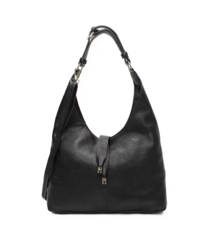 Donna PU Leather Hobo Shoulder Bag