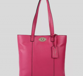 'Elegante Firenze' Real Leather Tote Bag