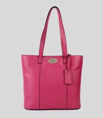 'Elegante Firenze' Real Leather Tote Bag