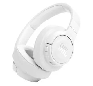 JBL Tune 770NC - Adaptive Noise Cancelling Wireless Over-Ear Headphones - White