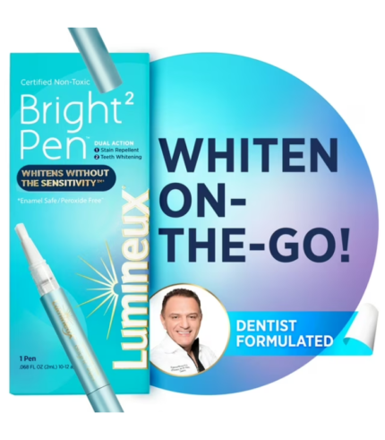 Lumineux Teeth Whitening & Dual Action Stain Repellant Bright, 1 Pen