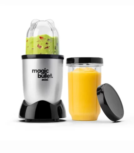 Magic Bullet® Mini 14 oz. Compact Personal Blender SilverBlack