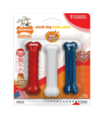 Nylabone Power Chew Small Dog Chew Toys Value Pack, x-small - up to 15 lbs, Multi-color