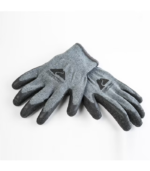 Ozark Trail Outdoor Rubber-Coated Fishing Gloves, BlackGray