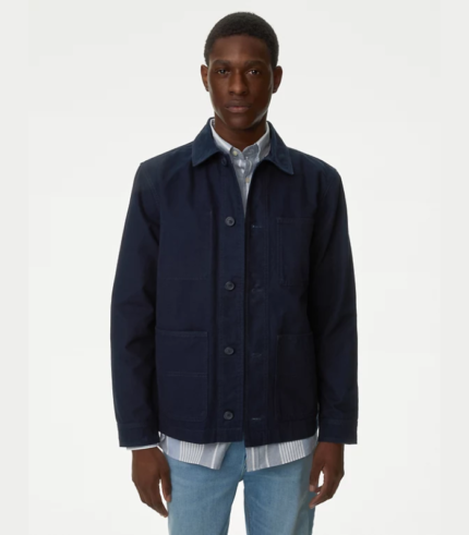 Pure Cotton Chore Jacket with Stormwear™