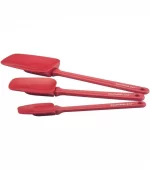 Rachael Ray 3-Piece Silicone Tools & Gadgets Spoonula Set, Red