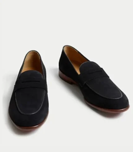 Suede Slip-On Loafers