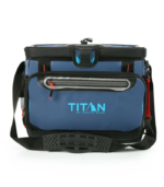 Titan by Arctic Zone 30 Can Zipperless Soft Side Cooler, Ocean Blue