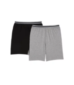 2pk Pure Cotton Pyjama Shorts