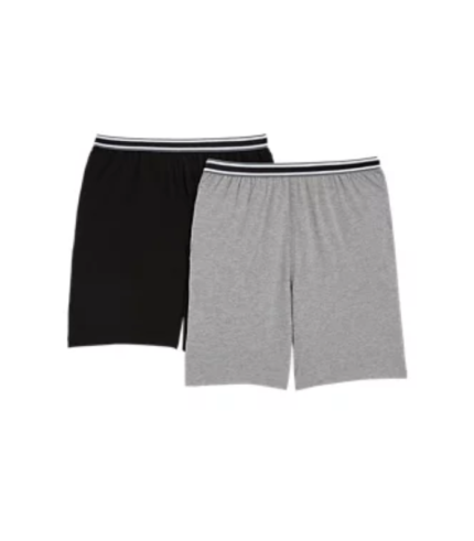 2pk Pure Cotton Pyjama Shorts