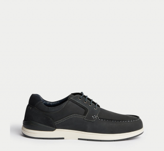 Airflex™ Lace Up Nubuck Boat Shoes