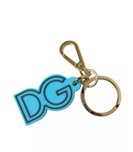 Blue Metal Logo Keyring Keychain