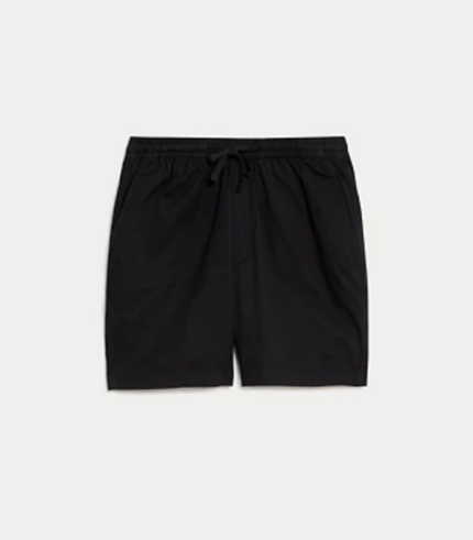 Elasticated Waist Shorter Length Stretch Shorts'