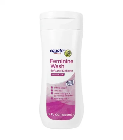 Equate Beauty Sensitive Skin Feminine Wash, Soft and Delicate, 15 oz