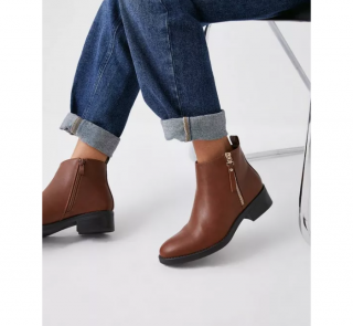 Myla Zip Ankle Boots