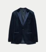 Slim Fit Velvet Tuxedo Jacket