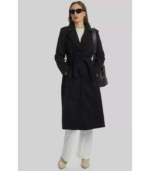 Three Buttons Belted Coat