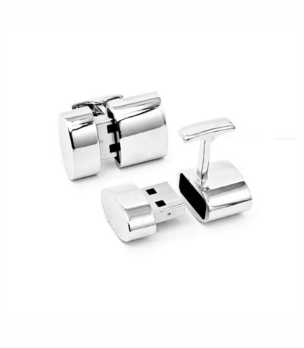 Working 16gb USB Flashdrive Memory Round Cufflinks Novelty Gift