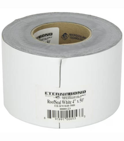 4 WHITE Eternabond Roof Leak Repair Tape Patch Seal (5 ft)