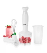 4-in-1 Hand Blender Mixer Chopper Food Processor Stainless Steel Blades 200W