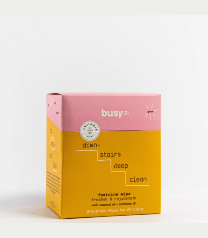 Busy Co. Glow Feminine Flushable Wipes - 15ct