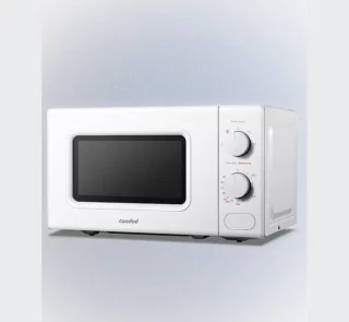 Comfee 700w 20L Microwave Oven With 5 Cooking Power Levels, Quick Defrost Function, And Kitchen Manual Timer