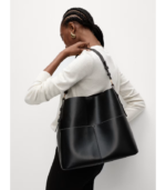 Faux Leather Shoulder Bag