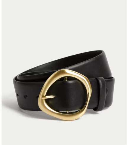 Faux Leather Waist Belt