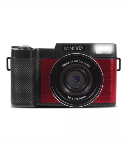 Minolta® MND30 4x Digital Zoom 30 MP2.7K Quad HD Digital Camera