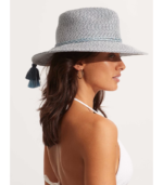 Packable Tassel Fedora Hat