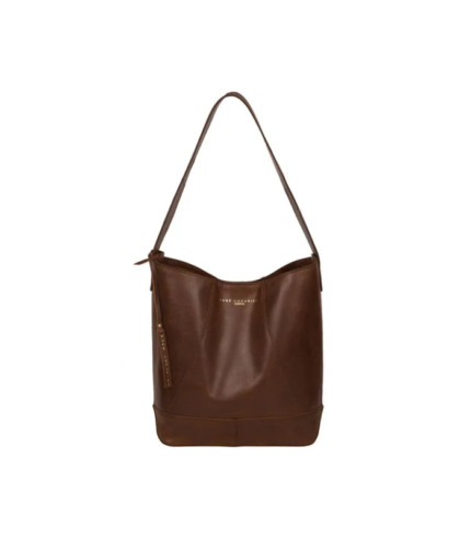 'Tunbridge' Vegetable-Tanned Leather Shoulder Bag