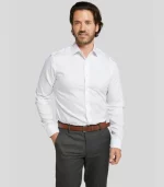 White Non-Iron Pure Cotton Twill Shirt