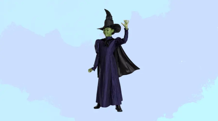 NBC Universal Kids Wicked Elphaba Halloween Deluxe Costume