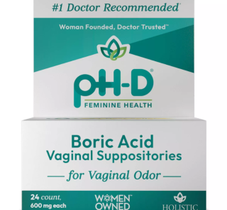 pH-D Feminine Health Boric Acid Vaginal Suppositories