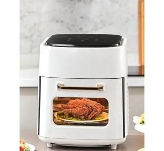 15L 3-tier Digital Touch Screen Air Fryer Oven with 4 Additional Accessories , Oil-Free,Rapid Air Circulation