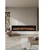 70 Inch Electric Fireplace with Remote 12 Flame Colours 1800W