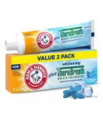 Arm & Hammer Toothpaste Plus TheraBreath Whitening Anticavity - 5.5oz2pk