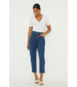 Comfort Stretch Cropped Straight Jeans