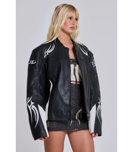 Crash Leather Biker Jacket