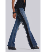 El Topo Fringe Bootcut Jeans