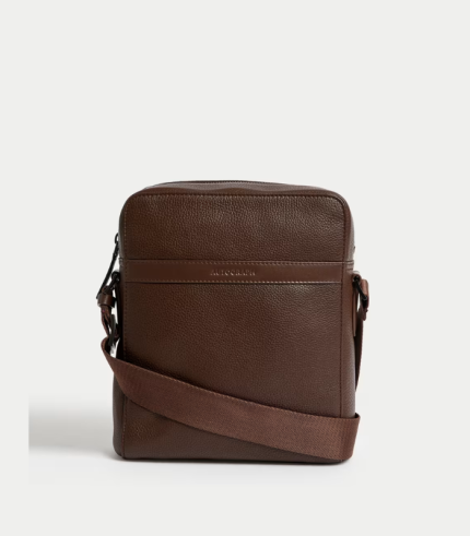 Leather Pebble Grain Cross Body Bag