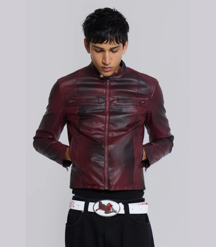 Oxblood Piston Jacket