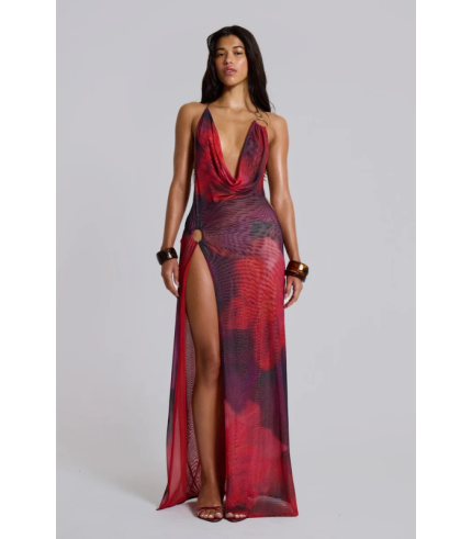 Sedona Red Maxi Dress